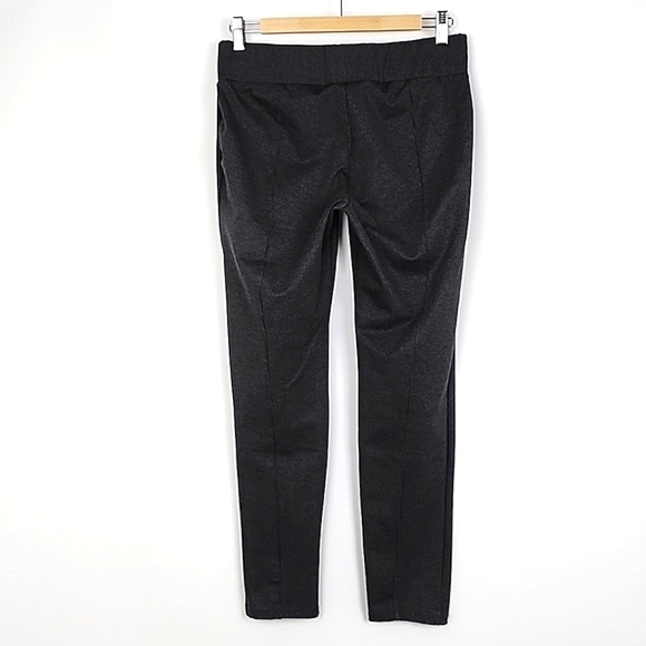 ⭐️2/ 30⭐️ Ellen Tracy Women's Black White Pin Stripes Pull On Pant Stretch Sz M - Picture 2 of 13